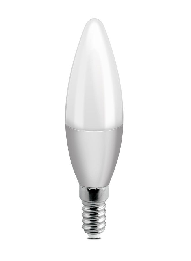 ويبرو مصباح LED من ويبرو جارنيت، 3 واط، قاعدة E14، بنمط شمعة متجمدة | أبيض دافئ (2700 كلفن) | عبوة من قطعة واحدة | عدسات شفافة لتأثير متلألئ | مصباح LED خيطي للمنزل، المكتب، الثريا، غطاء المصباح الزخرفي - Image 2